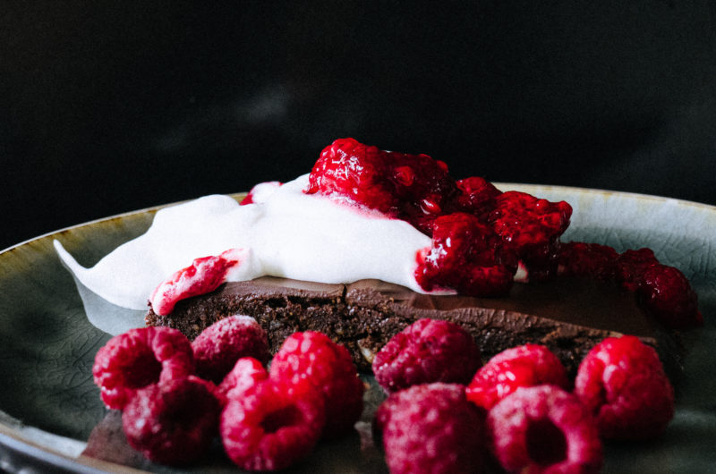 Glutenfri vegansk kladdkaka