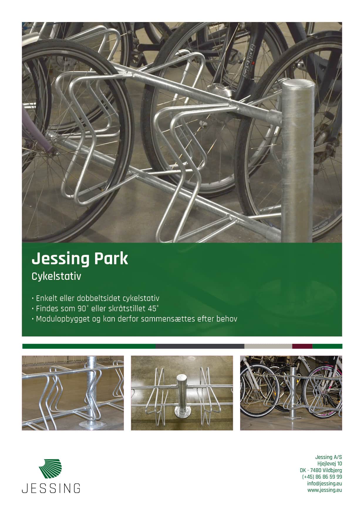 Jessing Park Cykelstativ datablad