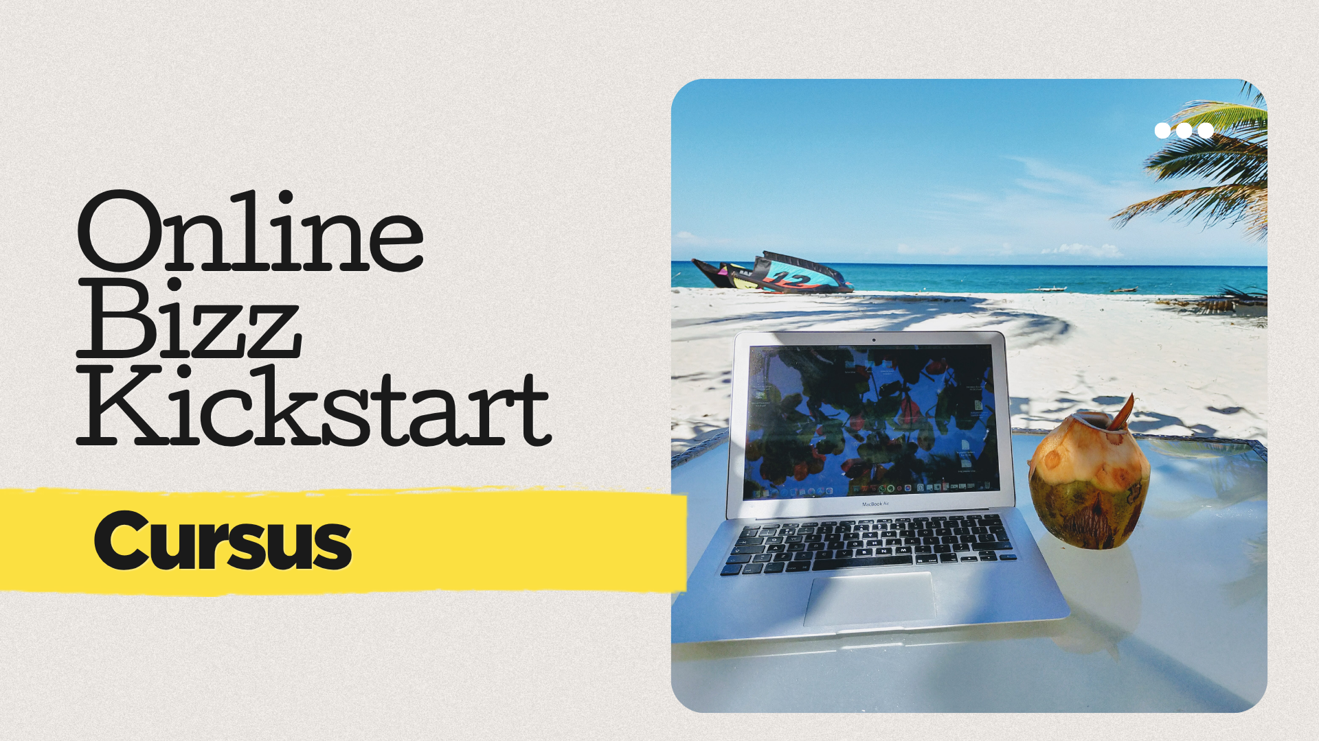 banner cursus online bizz kickstart