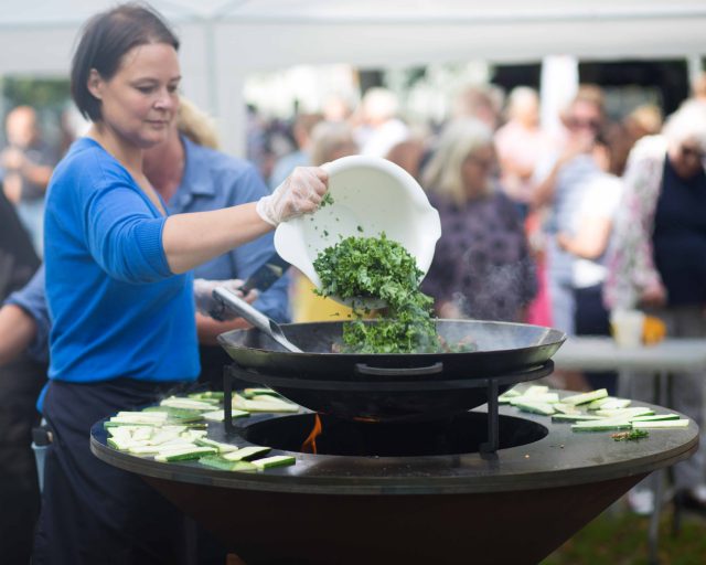 skördemarknad 2019: matlagning