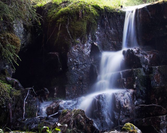 Vattenfall i Fulufjällets nationalpark