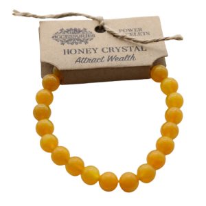 Honey Crystal Gemstone Power Bracelet
