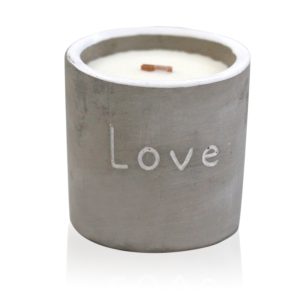 Wooden Wick Love Candle