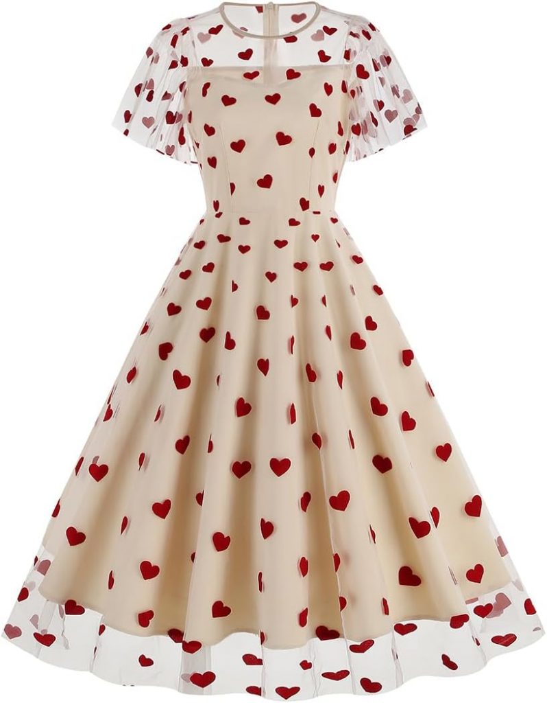 Heart Print Dress on the JJ Barnes Blog