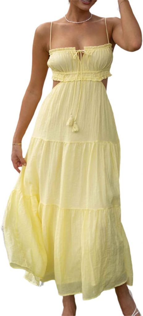 Yellow Maxi Dress on the JJ Barnes Blog