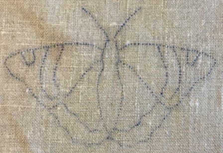 Blueprint vejledning. Frit broderi, traditionelt broderi. Håndværk og design.