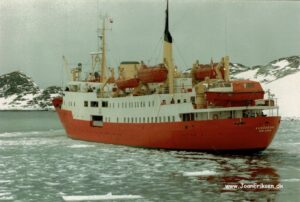 Kununnguaq Kystbåden der sejlede langs Grønlands kyst i 1980érne