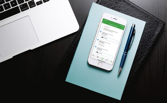Jobdoku - app - Tätigkeitskategorien mit Kalender und Dokumenten