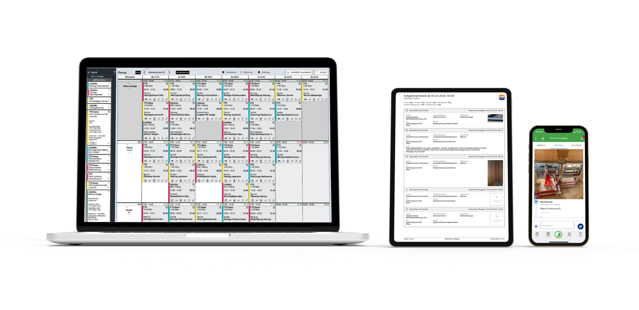 JobDoku CRM App