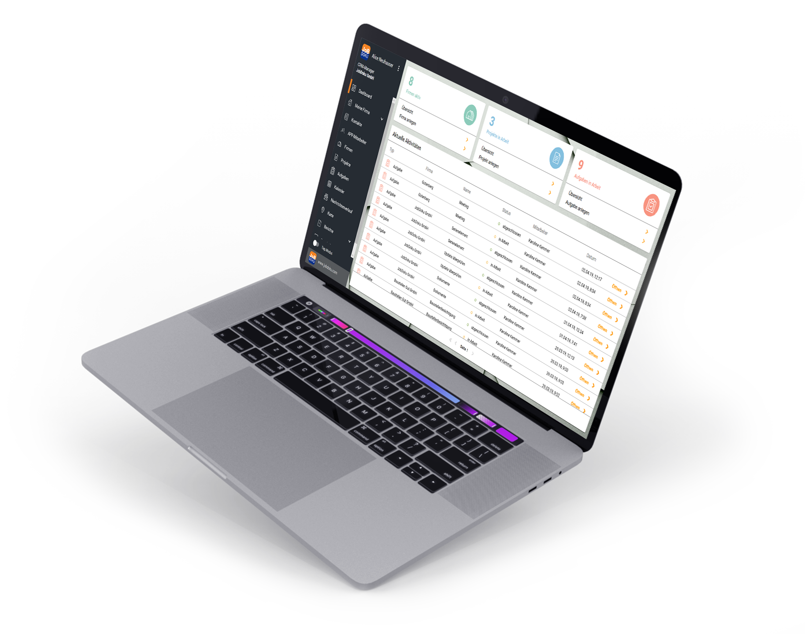 Baustellendokumentation, CRM-Software