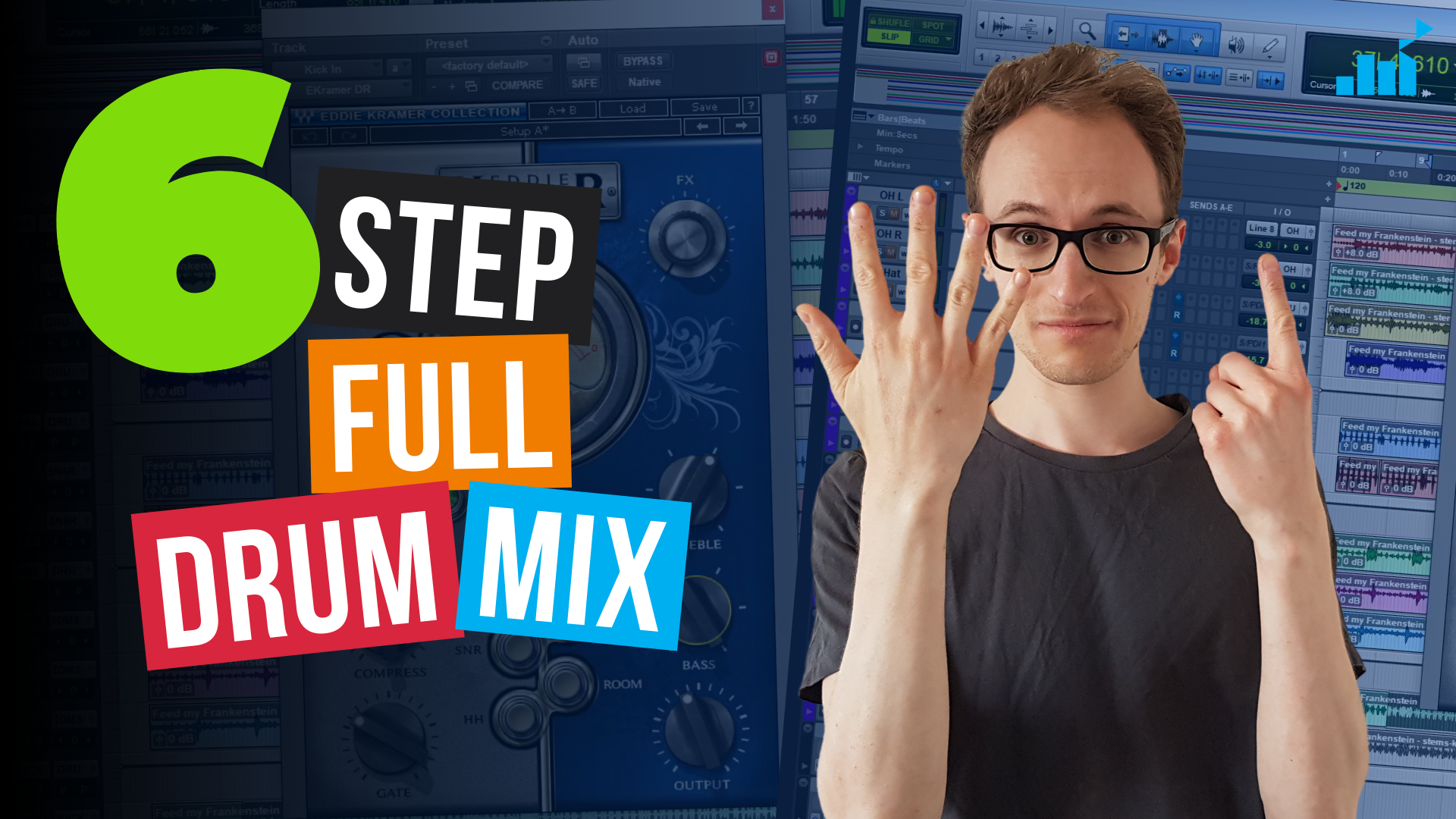 Mixing a Full Drum Kit In Pro Tools (6 Step Drum Mixing Process) Joe Crow The Audio Pro