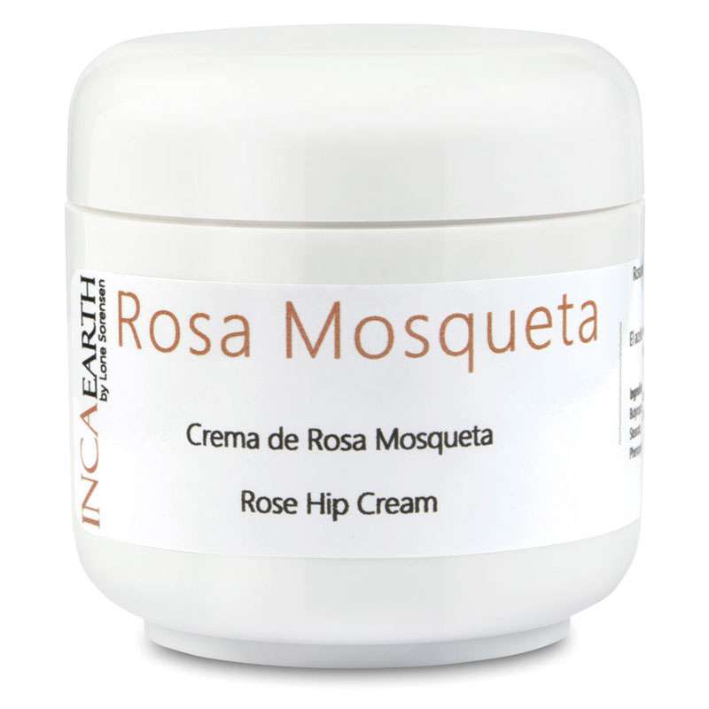INCAEARTH Hybencreme er del afProduktblad INKAEARTH's Rosa Mosqueta produkt serie uden tilsætningsstoffer. Er rig på C-Vitamin