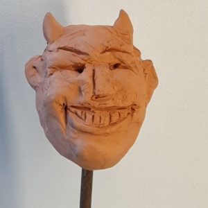 Gargoyle Smiling Devil