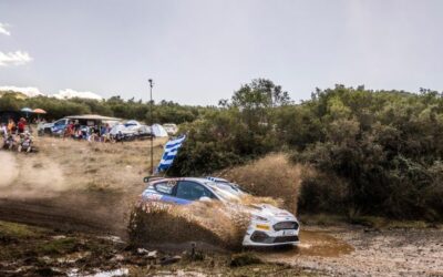 Het parkoers van de WRC Acropolis Rally 2023