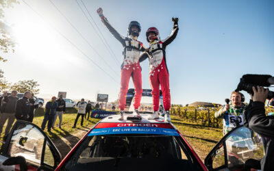ERC Rally Hongarije 2023 | Østberg wint ERC-finale na late teleurstelling voor Csomós