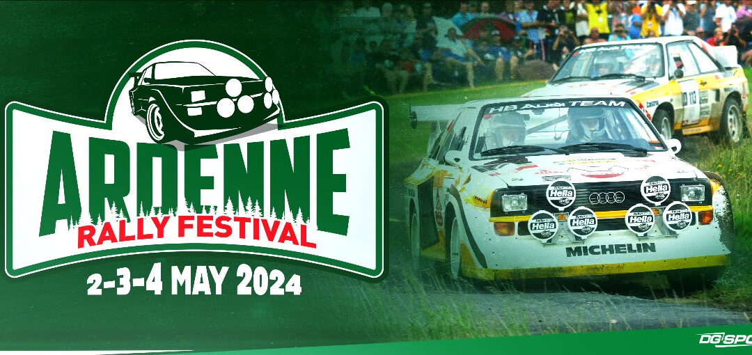 De inschrijvingen voor het 1ste Ardenne Rally Festival zijn geopend!