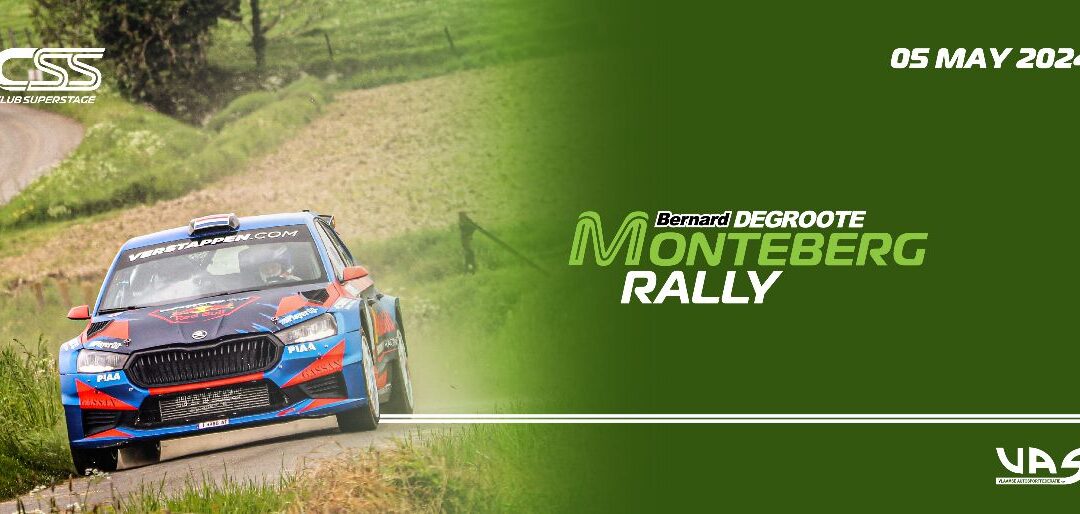 Inschrijvingen geopend voor de Bernard Degroote Monteberg Rally 2024