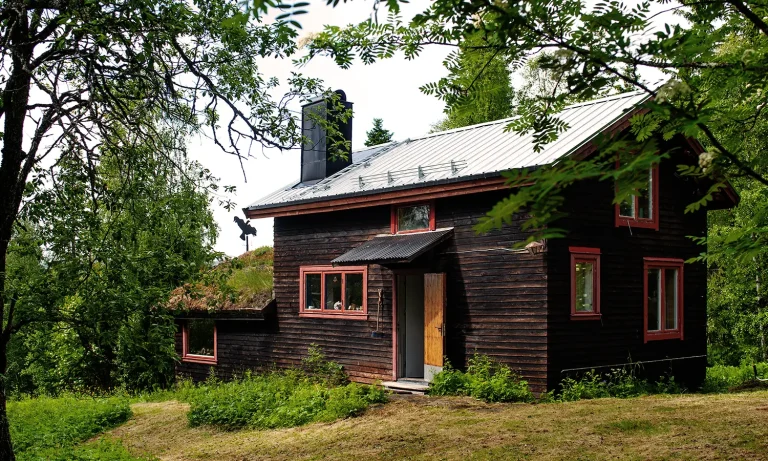 Huset Hökudden som finns att hyra i Jorm