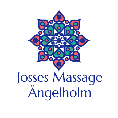 Josses Massage Ängelholm. Logotype. Mandalablomma.