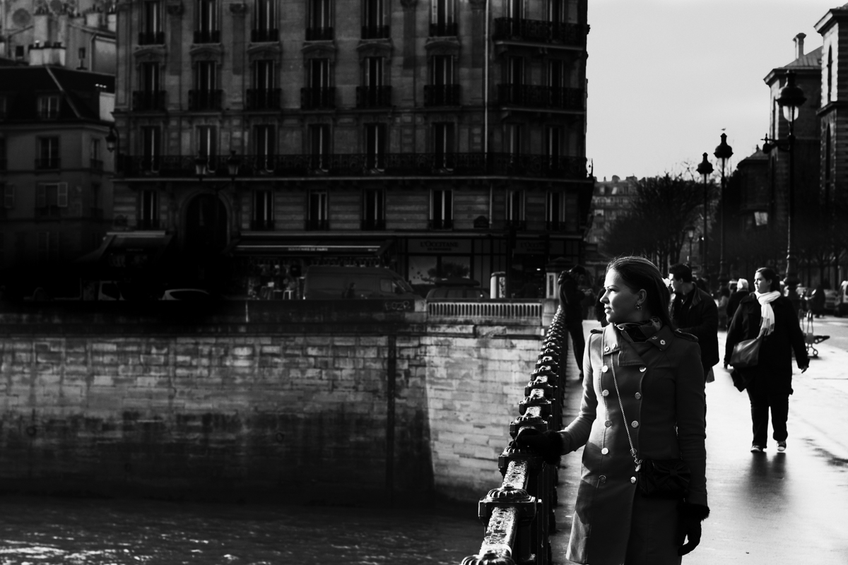 Black and White | Street Photography | Paris | Winter sun