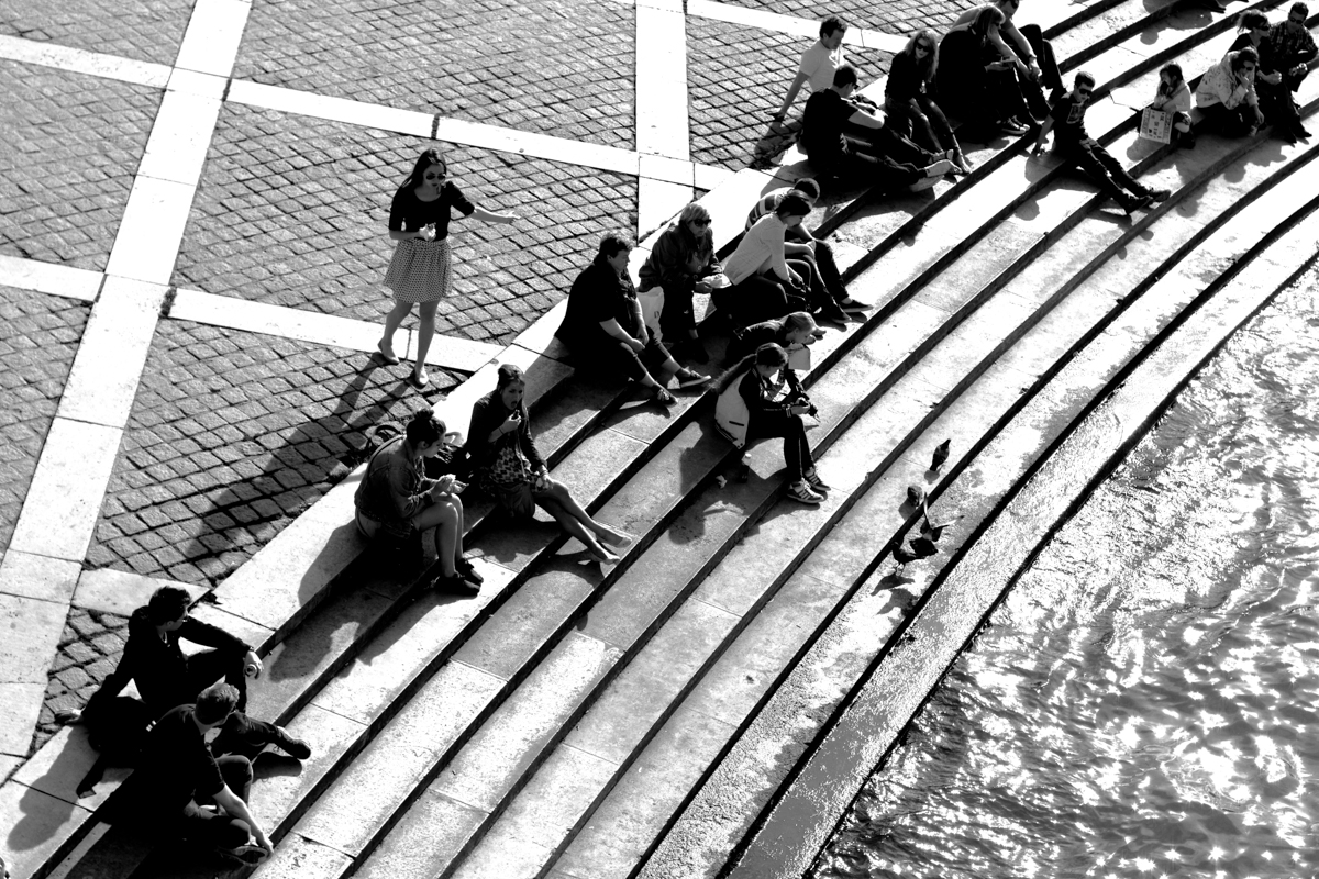 Black and White | Street Photography | Paris | Parisian beach