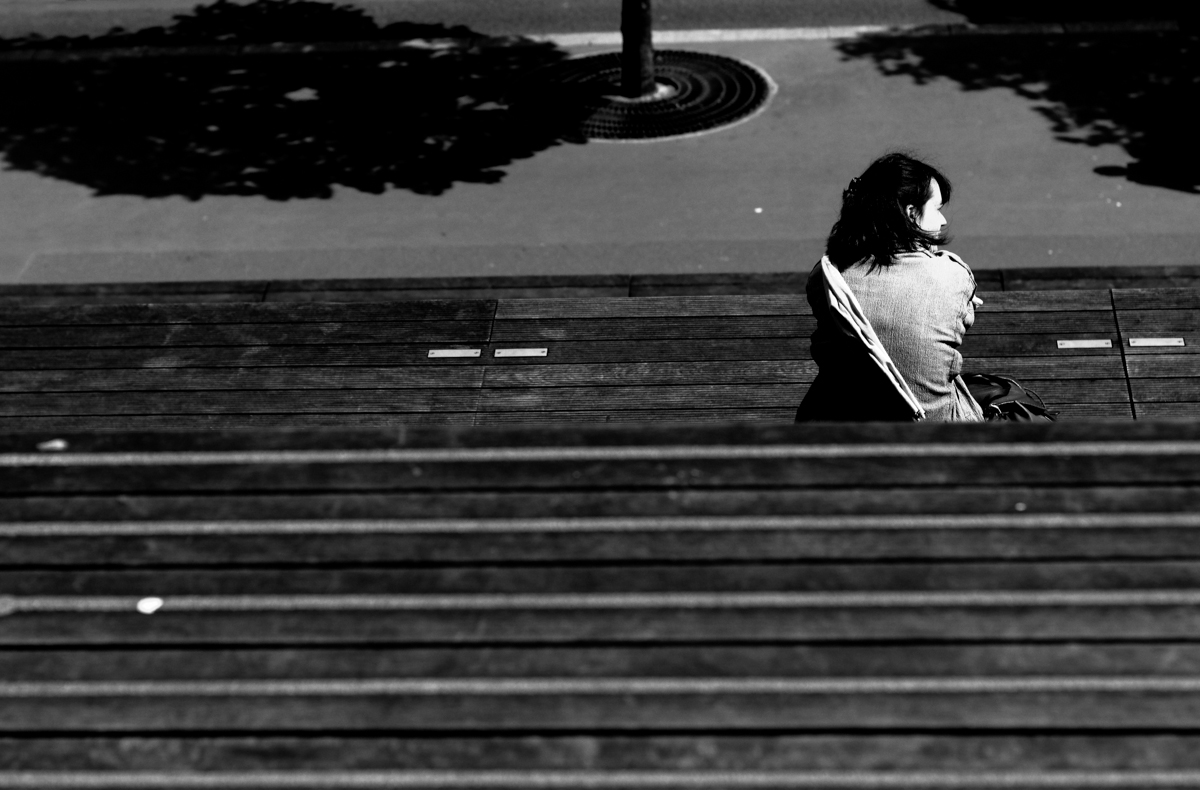 Black and White | Street Photography | Paris | Loneliness