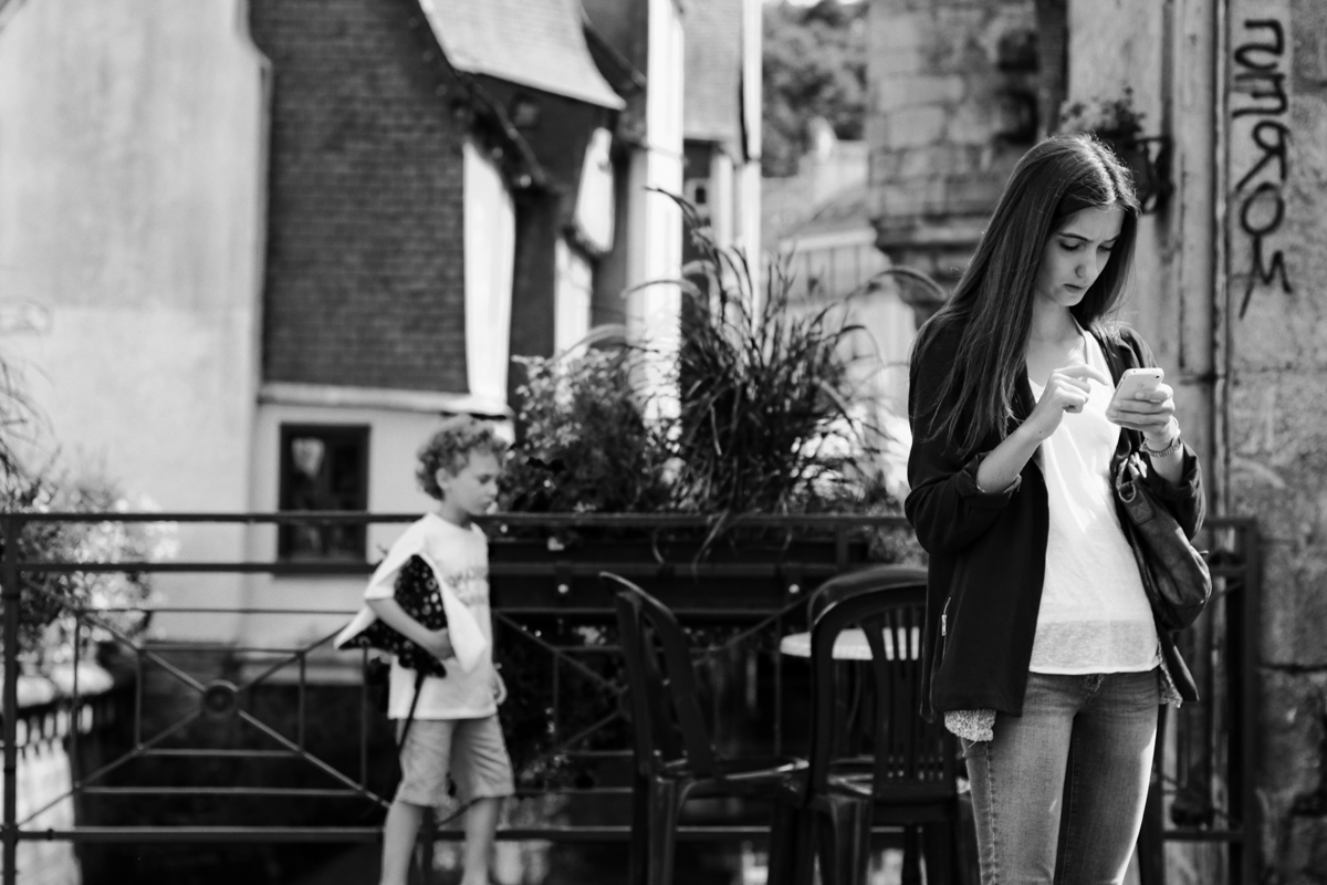 Black and White | Street Photography | Brittany | Lost in Quimper