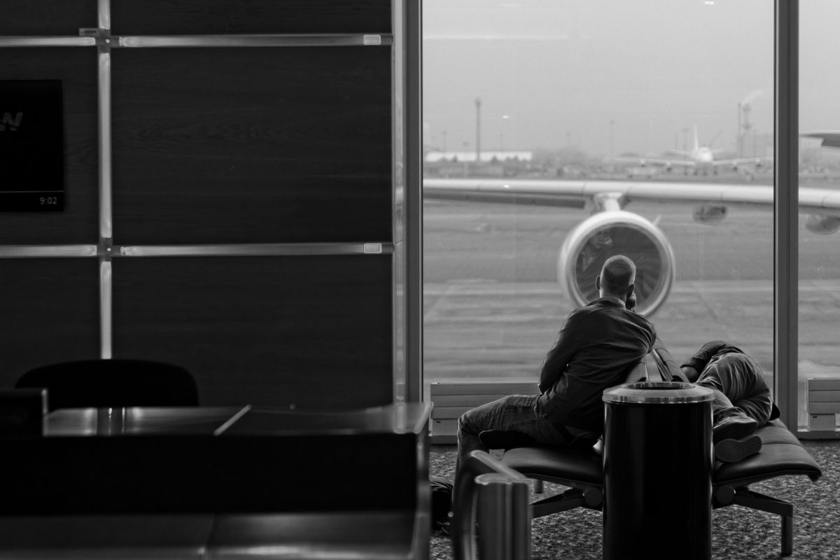 Black and White | Street Photography | London | Waiting