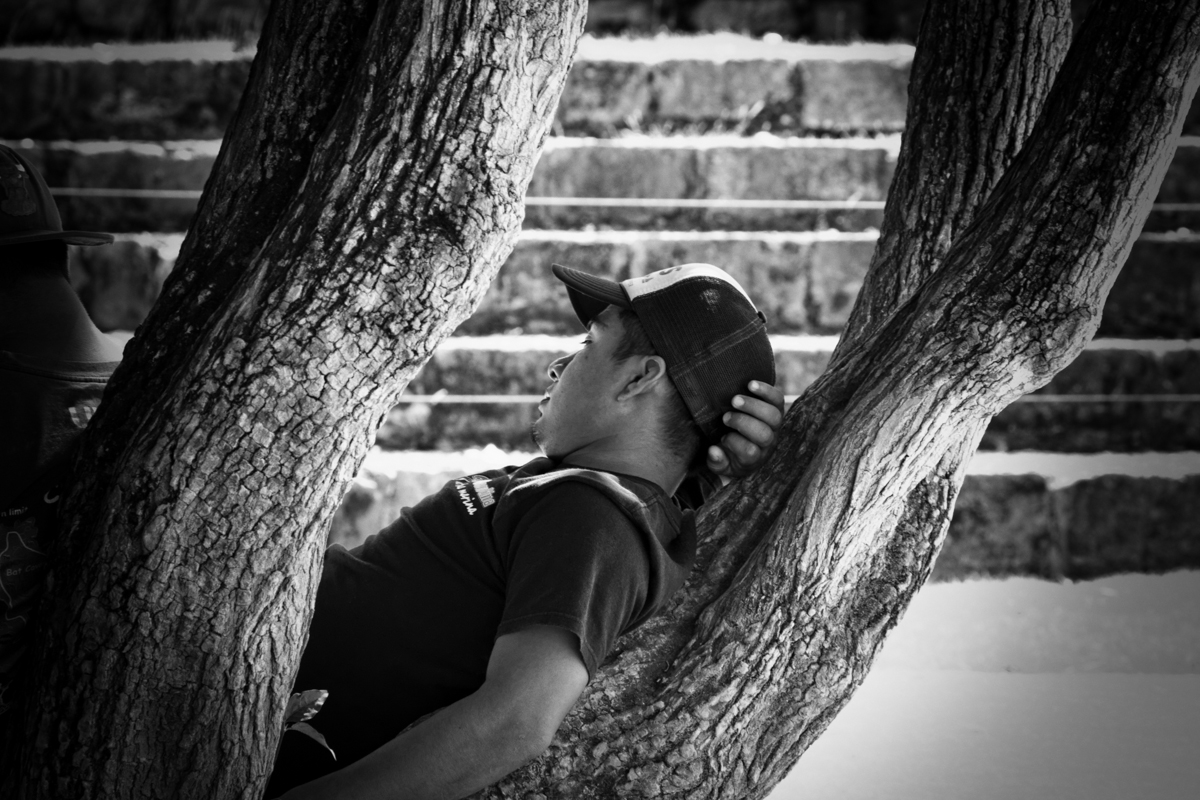 Black and White | Street Photography | Mexico | Mexican rest