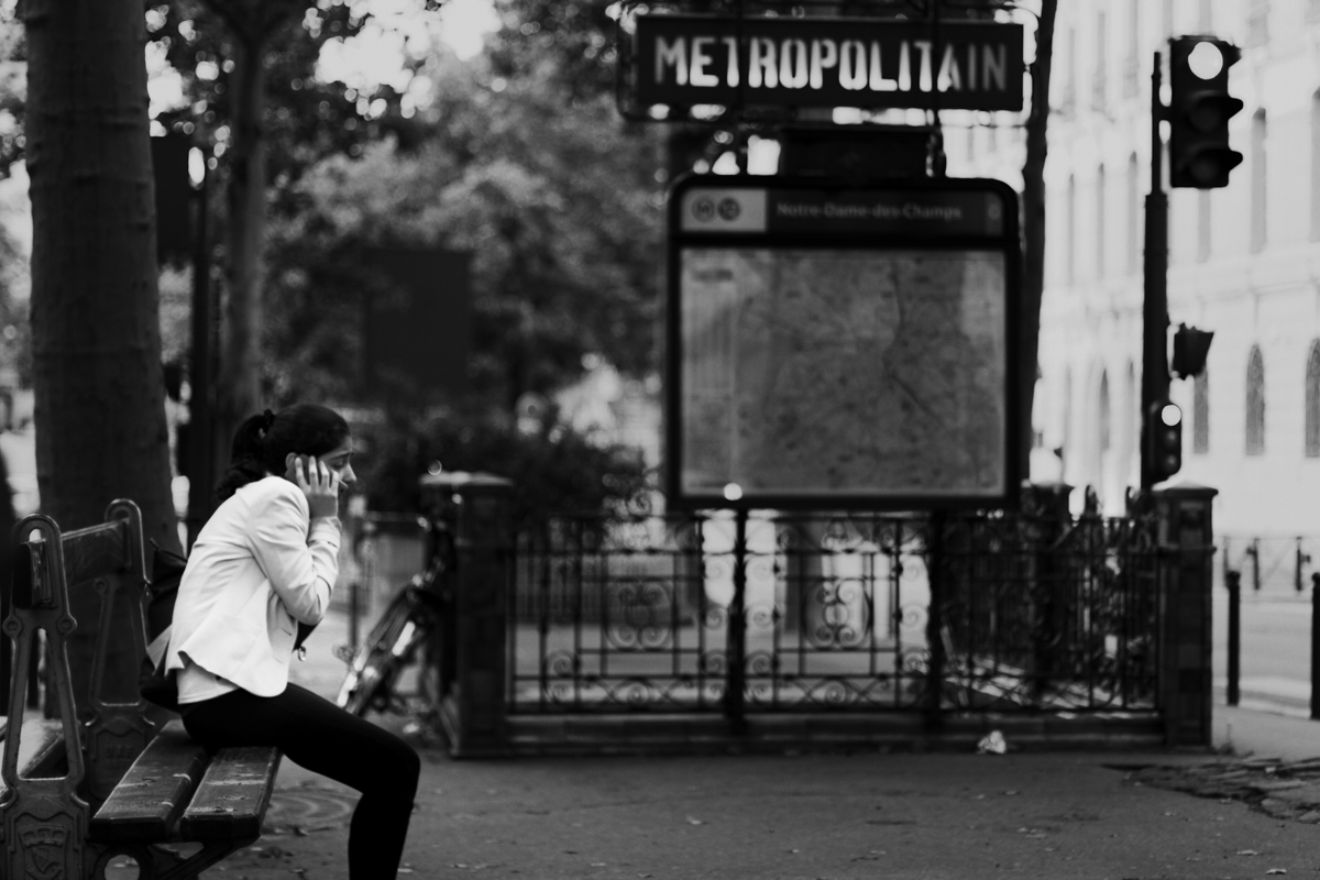 Black and White | Street Photography | Paris | Will you be long?