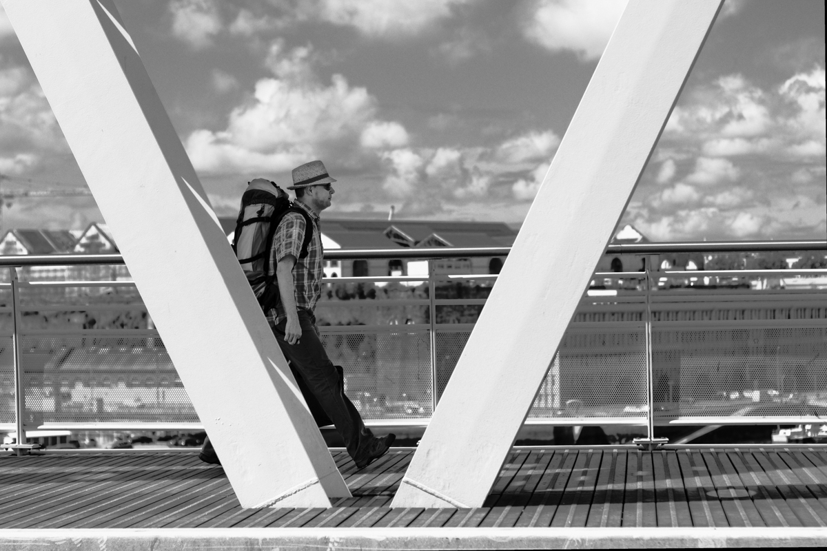 Black and White | Street Photography | Brest | Bridge