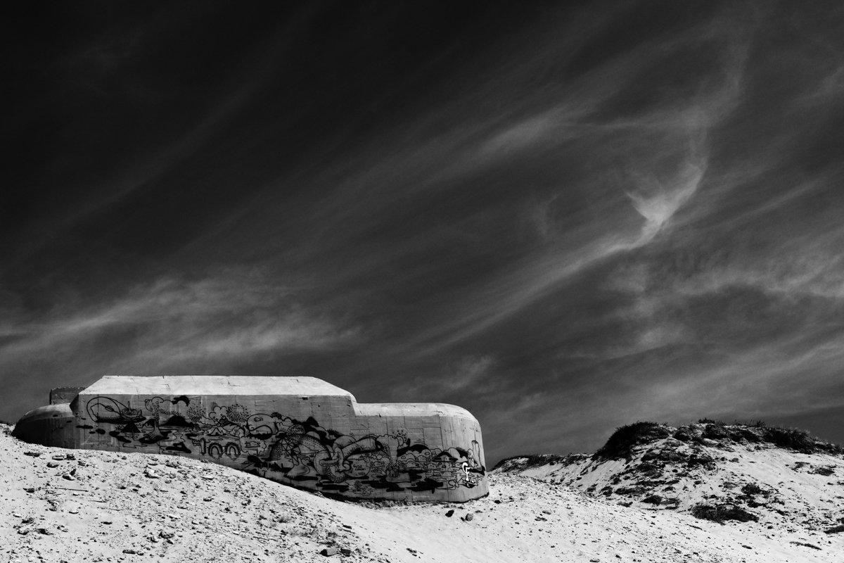 Black and White | Landscape Photography | Cap Ferret | Blockhaus