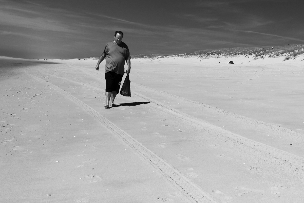 Black and White | Street Photography | Cap Ferret | Man