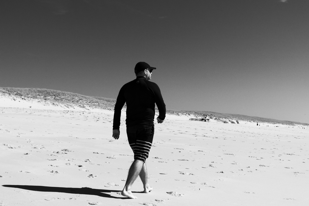 Black and White | Street Photography | Cap Ferret | Man