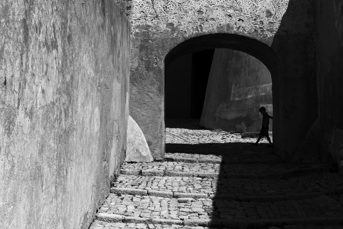 Black and White | Street Photography | Corsica | Boy