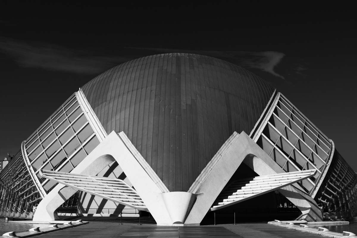 Black and White | Architecture Photography | Spain | Hemisfèric