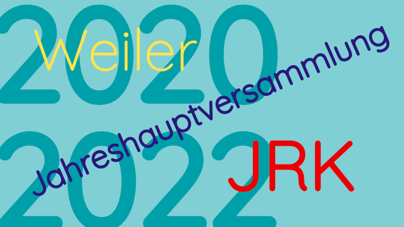 Read more about the article Jahreshautpversammlung JRK Weiler