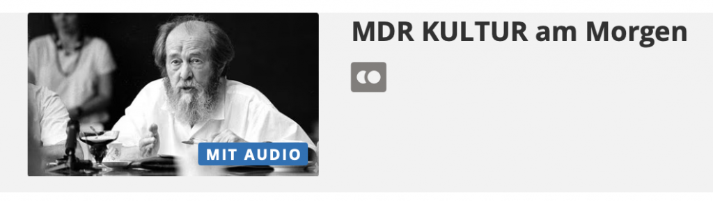 MDR Kultur am Morgen Logo