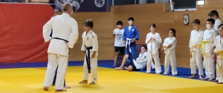 Erik geeft judoles in Portugal