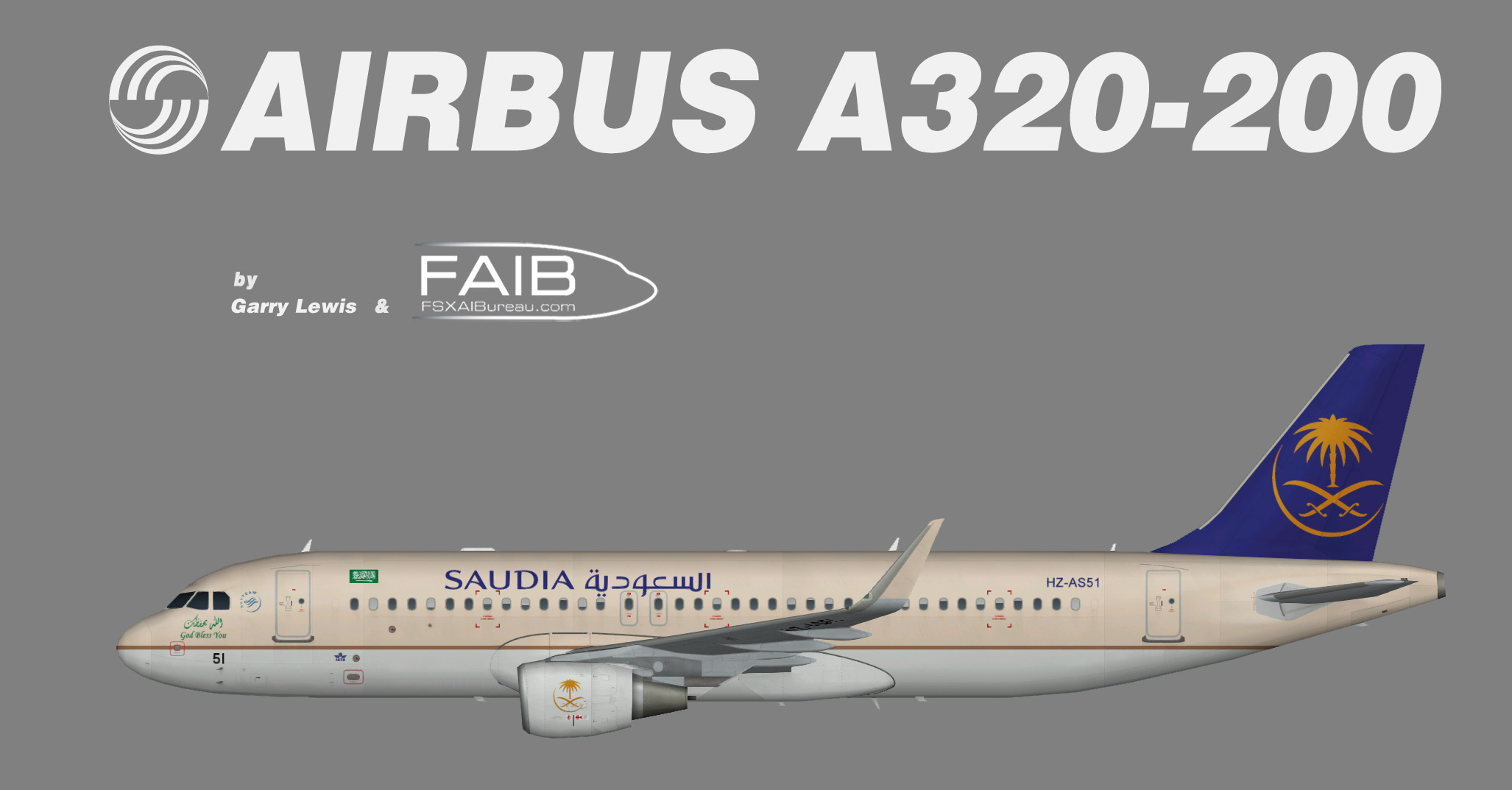 Saudia Airbus A320 Sharklets – Garry Lewis