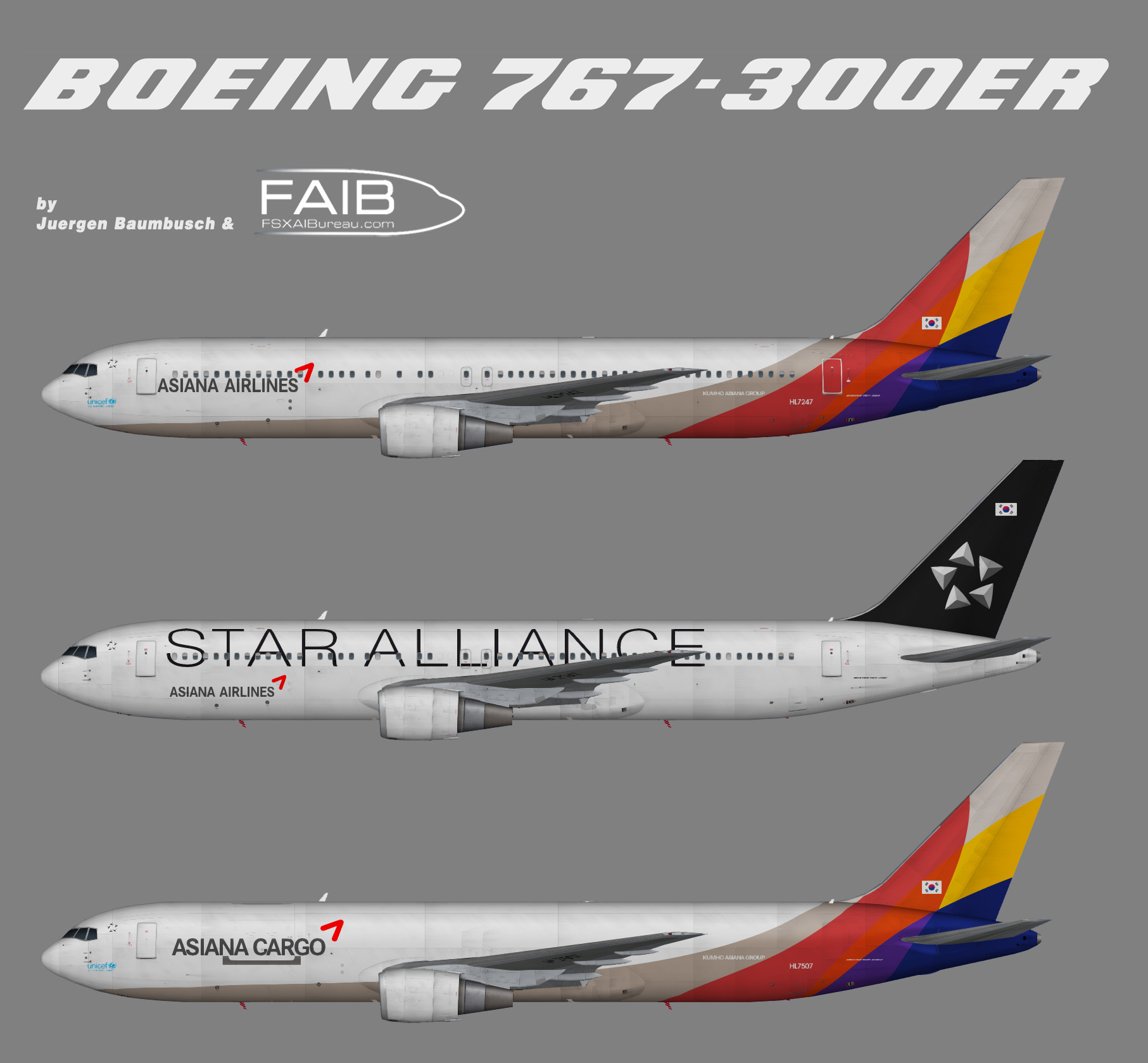 Asiana Airlines Boeing 767-300