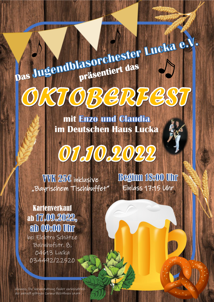 JBL Plakat Oktoberfest 2022