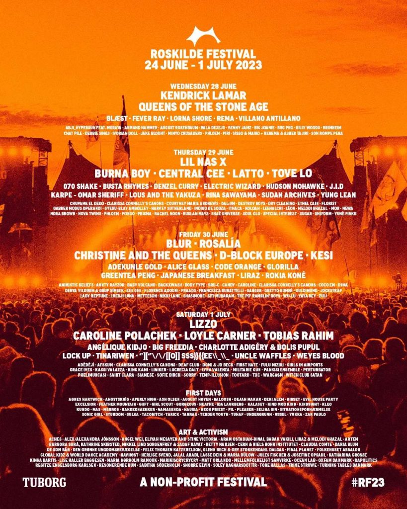 Roskilde Festival Line-Up 2023