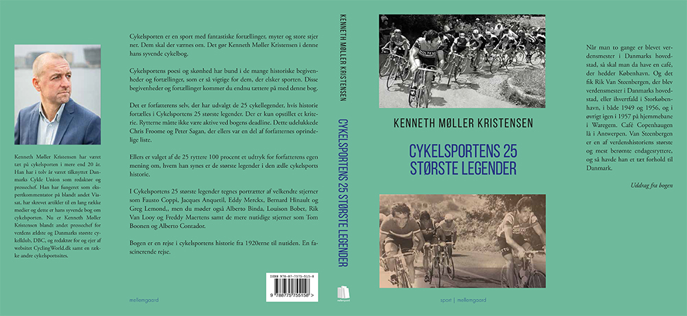 Bogen Cykelsportens 25 største legender udkommer den 20. maj