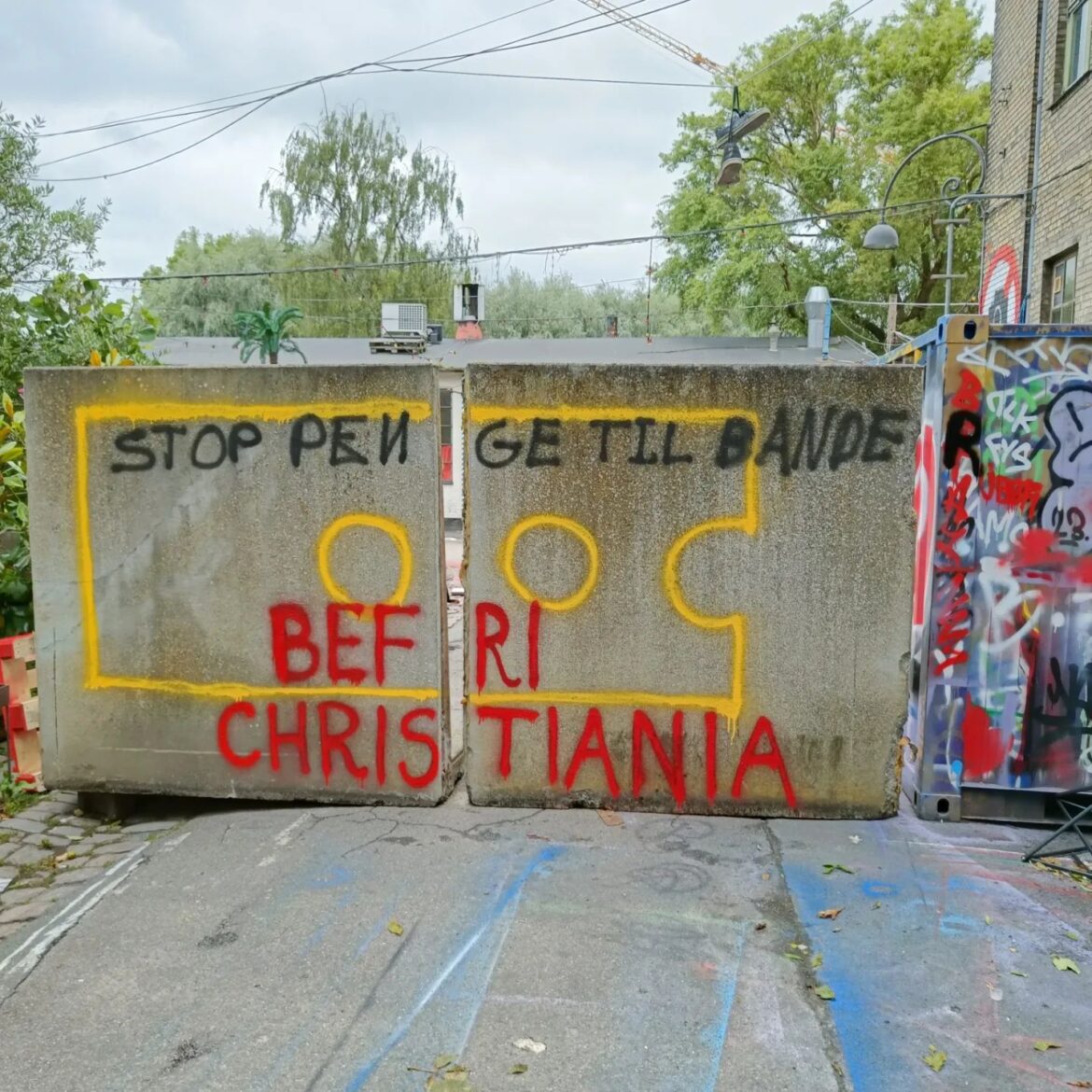 Pushere Street på Christiania bliver gravet op den 6. april