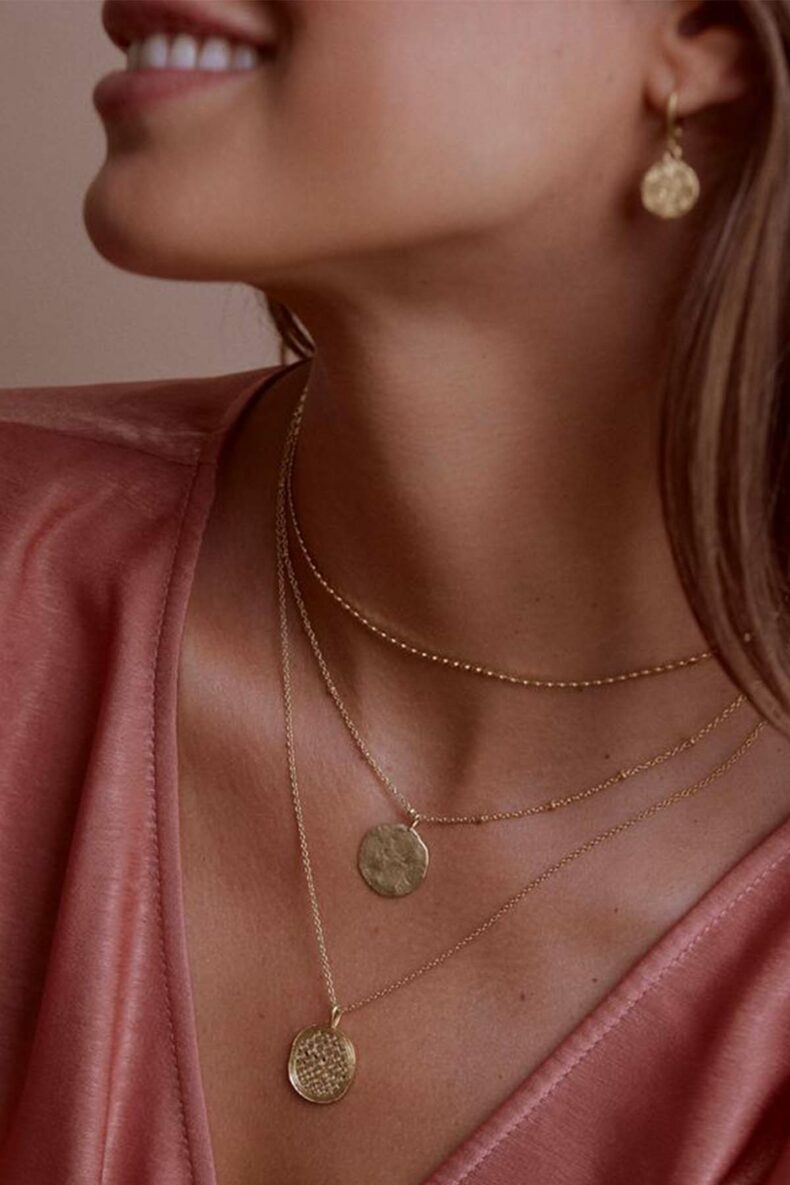 chloe coin necklace