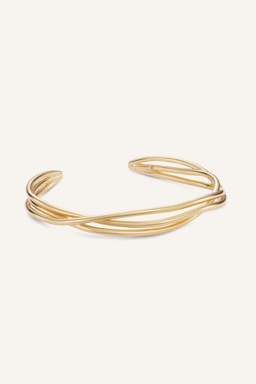 Aleyole Evolve Gold Bracelet at Julia Rouge