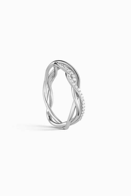 Aleyole Synergy Silver Ring Julia Rouge