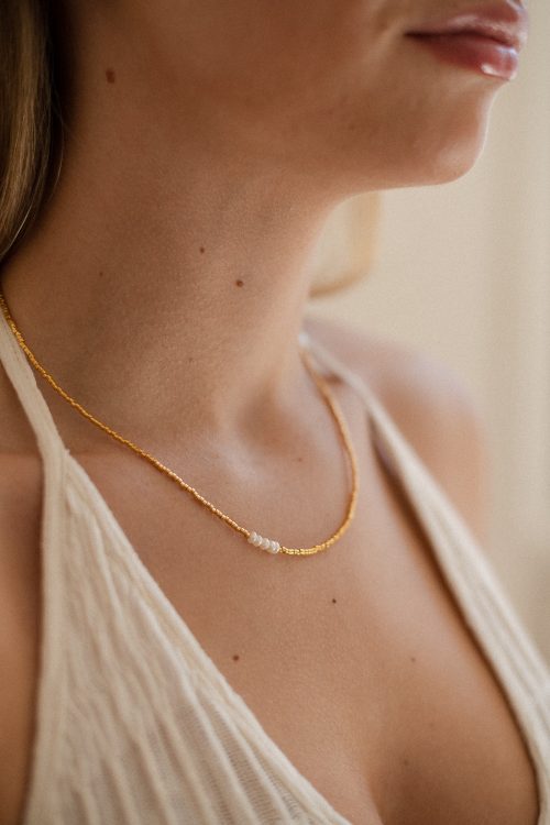 North Star Drop Gold Vermeil Necklace – Danielle Silvie