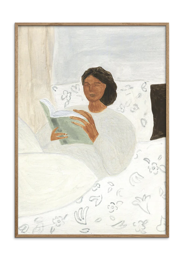 morning read art print